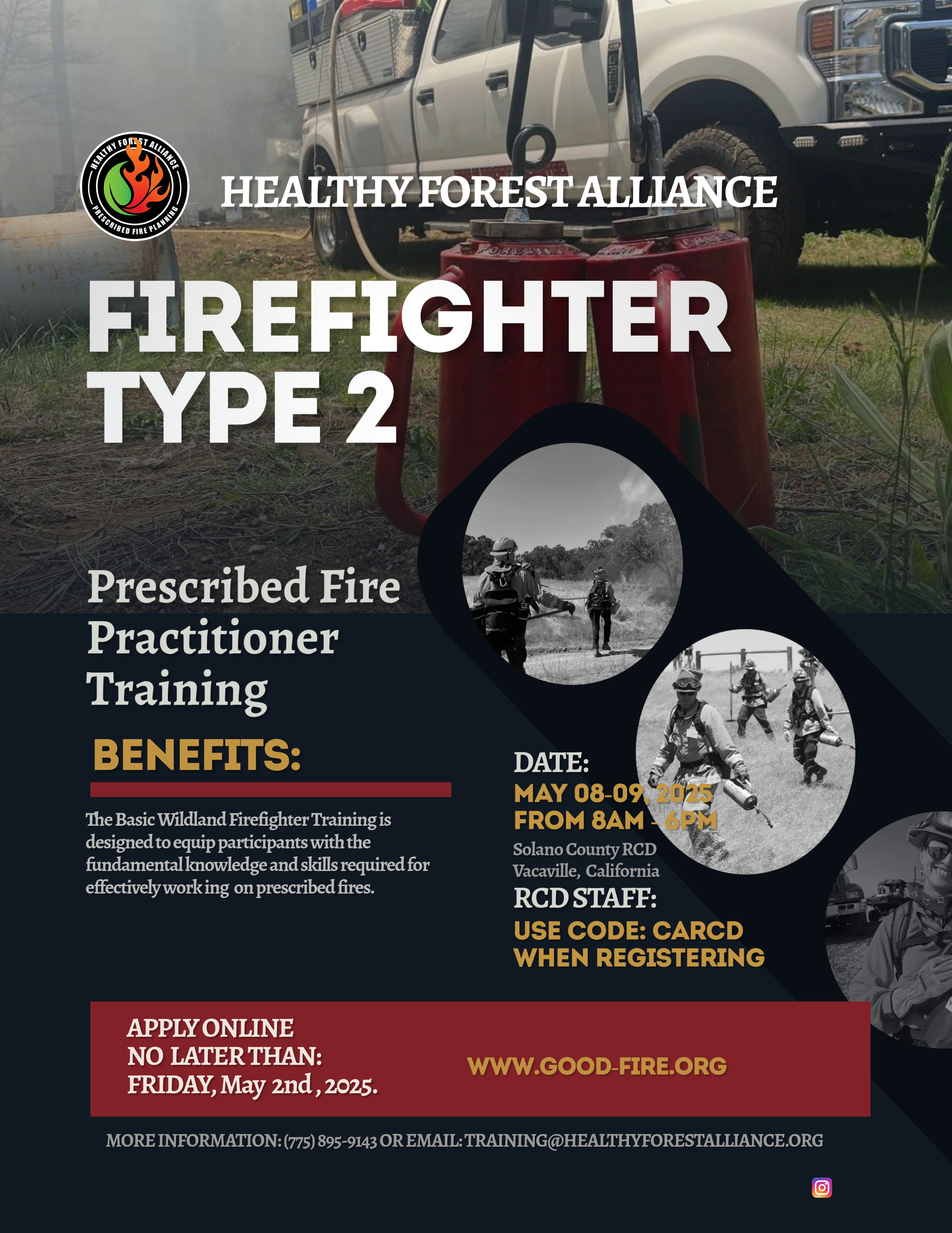 Wildland Firefighter Type 2 (Blended) - California Association Of RCDs - VACAVILLE